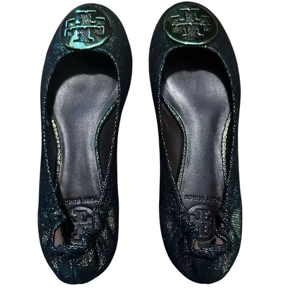 Tory Burch Black Ballet Flats